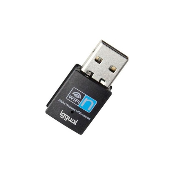 Iggual adaptador usb wifi 300 mbps mono 2.4ghz